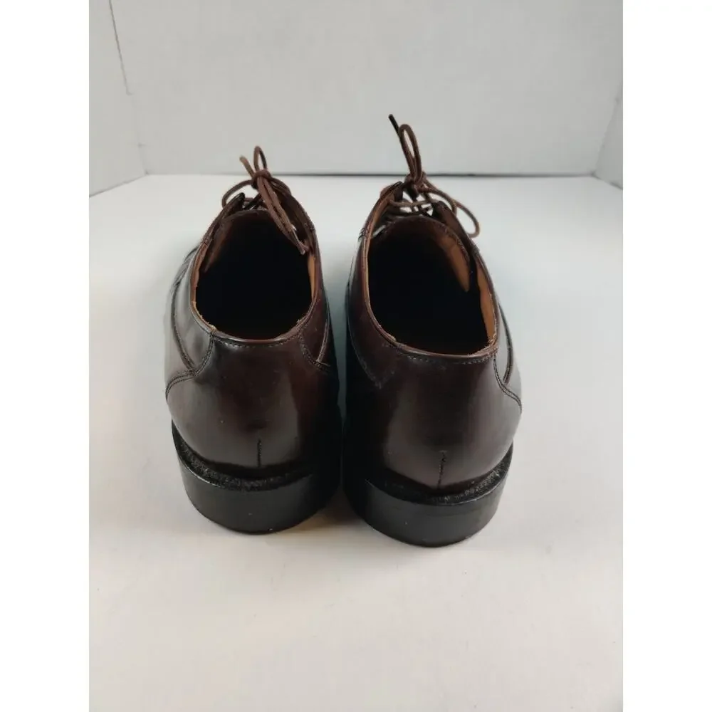 Bostonian Oxford Dress Shoes Men's Size 9 W Brown Leather Lace-Up Business
